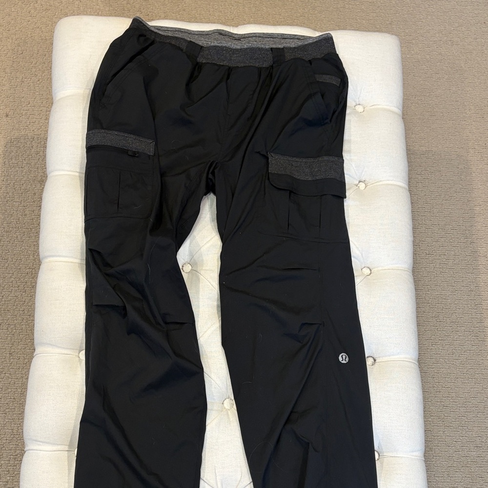 lululemon athletica Black Cargo Pants winter